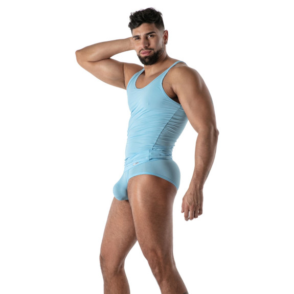 Mon Amour Microfiber Tank Top Blue