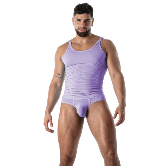Débardeur en Microfibre Violet Mon Amour