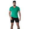 T-Shirt Coloré à Col V Vert - T-shirts homme tendance | TOF Paris