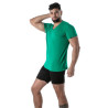 T-Shirt Coloré à Col V Vert - T-shirts homme tendance | TOF Paris