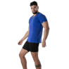 T-Shirt Coloré à Col V Bleu - Men's Casual Fashion | TOF Paris