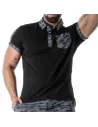 Polo Camo Noir