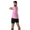 T-Shirt Coloré à Col V Rose - T-shirts homme tendance | TOF Paris