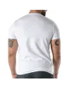 T-Shirt Coloré à Col V Blanc
