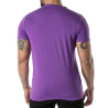 T-Shirt Coloré à Col V Violet - T-shirts homme tendance | TOF Paris