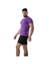Colorful V T-shirt Purple