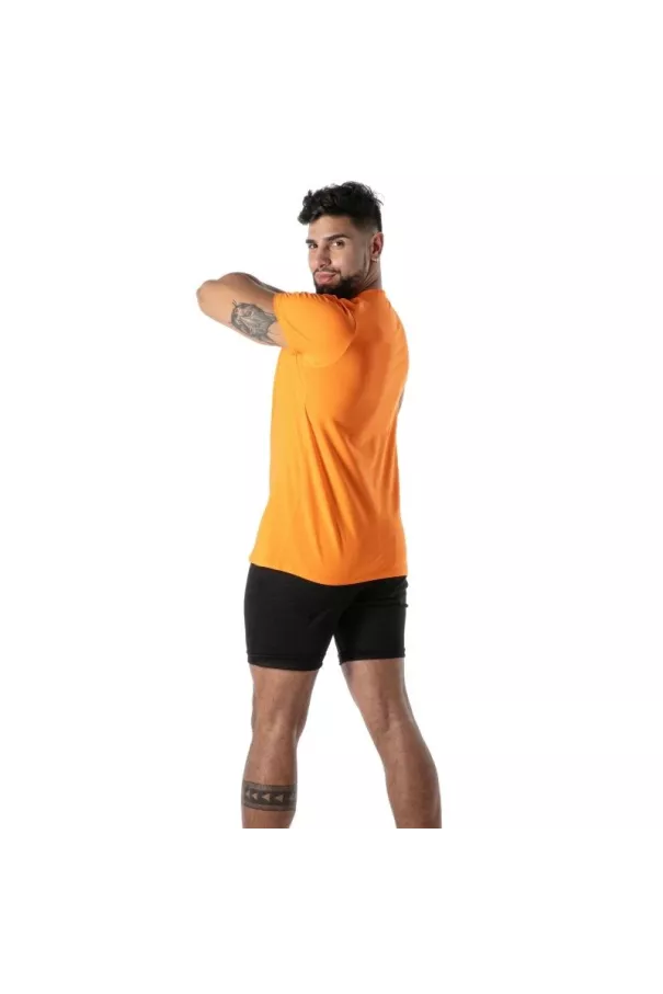 T-Shirt Coloré à Col V Orange - T-shirts homme tendance | TOF Paris
