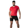 T-Shirt Coloré à Col V Rouge - T-shirts homme tendance en France | TOF Paris