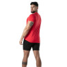 T-Shirt Coloré à Col V Rouge - T-shirts homme tendance en France | TOF Paris