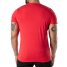 T-Shirt Coloré à Col V Rouge - T-shirts homme tendance en France | TOF Paris