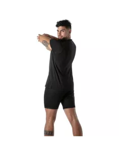 T-Shirt Coloré à Col V Noir - T-shirts Homme élégants | TOF Paris