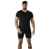 T-Shirt Coloré à Col V Noir - T-shirts Homme élégants | TOF Paris