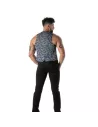 Veste à Chaîne Bleu Camo