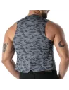 Camo Chain Vest Blue