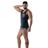 Débardeur Camo Bleu Marine - T-shirts homme tendance | TOF Paris