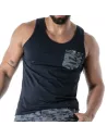 Camo Tank Top Navy