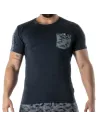 T-Shirt Camo Bleu Marine