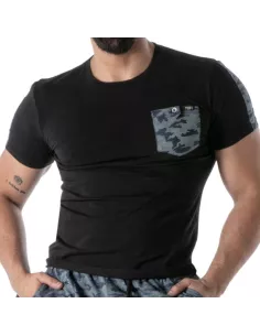 T-Shirt Camo Noir - T-shirts homme streetwear et casual | TOF Paris