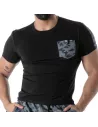 T-Shirt Camo Black