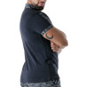 Polo Camo Bleu Marine - Polo homme tendance et élégant | TOF Paris