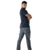 Blue Marine Camo Polo - Men’s Casual Polo Shirt | TOF Paris