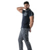 Blue Marine Camo Polo - Men’s Casual Polo Shirt | TOF Paris