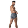 Short Retro with Blue Camo Pockets - Men's Casual Shorts | TOF Paris