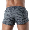 Short Retro à Poches Camo Bleu - Shorts homme casual tendance | TOF Paris