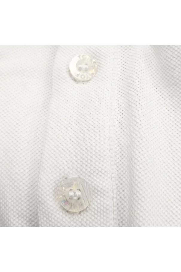 Polo coton doux blanc - Men's Casual Polo Shirt | TOF Paris