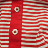 Polo à Rayures Rouge - Men's Polo Shirt Casual Fashion | TOF Paris