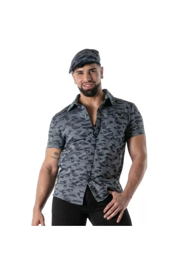 Camo Beret - Men's Fashion Accessories | TOF Paris