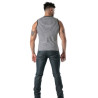 Black Striped Tank Top - Men's Casual Fashion | TOF Paris