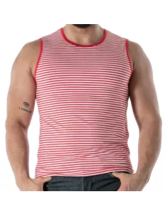 Red Striped Tank Top