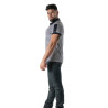 Navy Blue Striped Polo - Men's Casual & Polo Shirts | TOF Paris