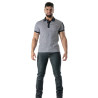 Polo à Rayures Bleu Marine - Men's Casual Polo Shirt | TOF Paris