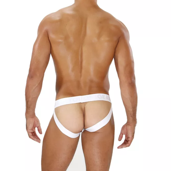 Alpha Jockstrap Navy/Blanc