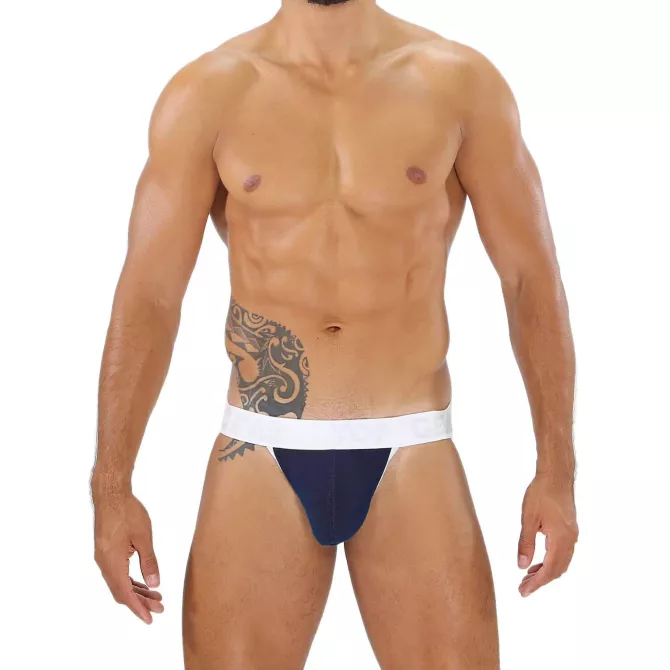 Alpha Jock Marine/Blanc
