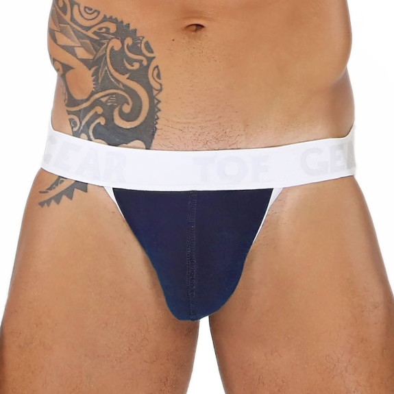 Alpha Jock Marine/Blanc