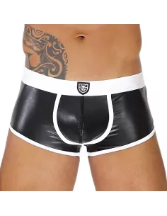 Fetish Bottomless Boxers Brief Black/White