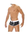 Fetish Bottomless Boxers Brief Black/White