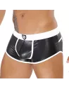 Fetish Bottomless Boxers Brief Black/White