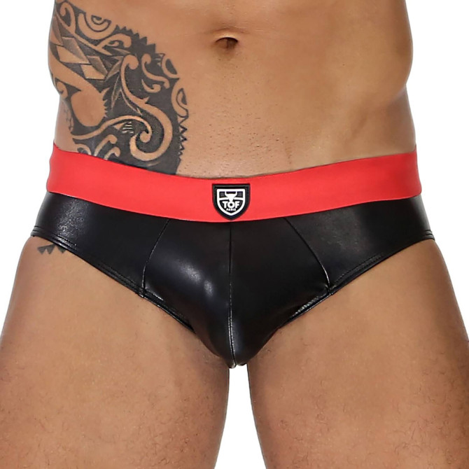 Fetish Brief Black/Red
