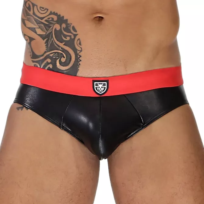 Fetish Brief Black/Red