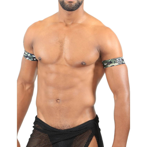 Brassards biceps Khaki Camouflage