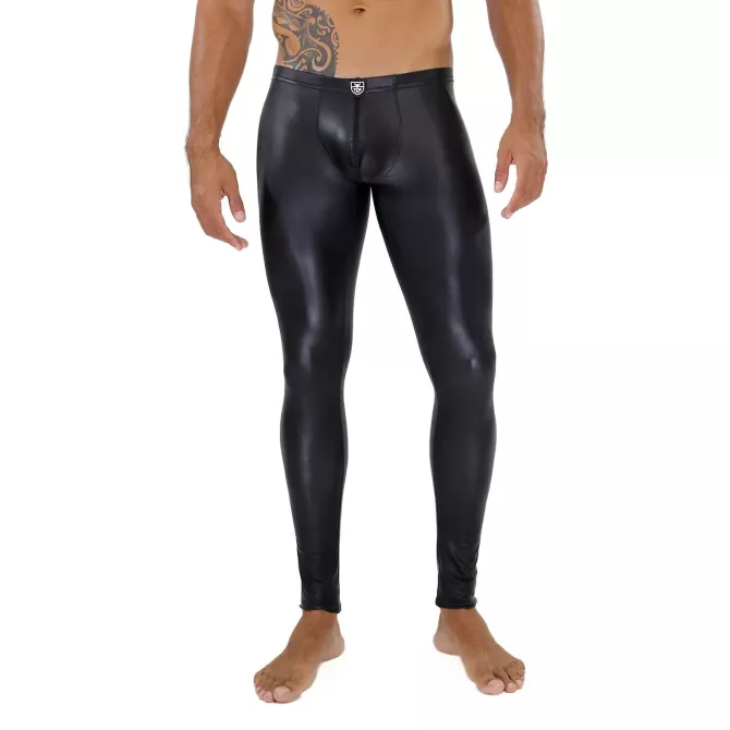Legging - Fetishwear - Homme - Noir - Face