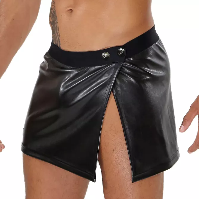 Fetish Mens skirt Black