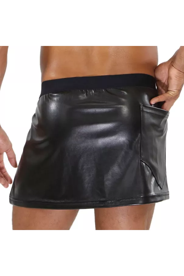 Fetish Mens skirt Black