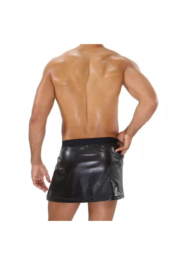 Fetish Mens skirt Black