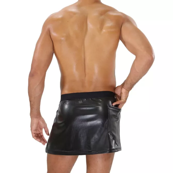 Fetish Mens skirt Black