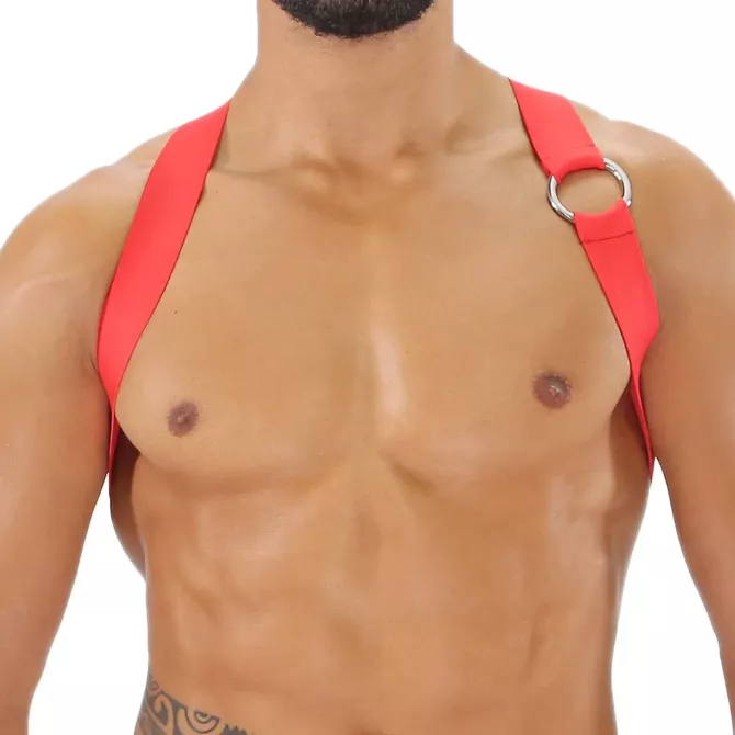 Harness - Red - Mens - Front